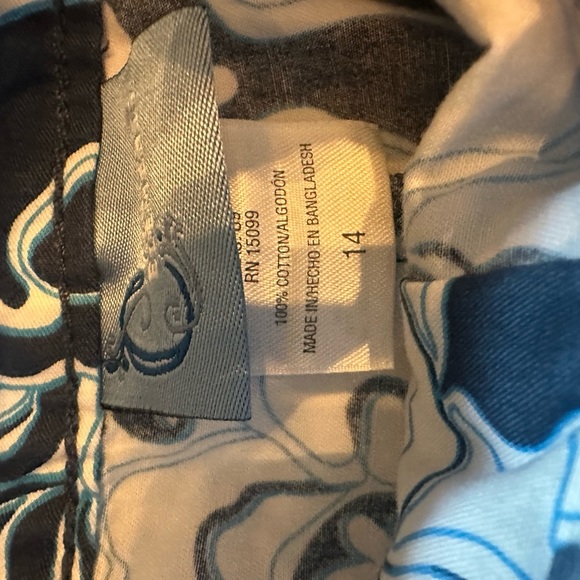 Classic Elements Blue and White Mini A-Line Skirt for Casual Resort Wear - Picture 5 of 8